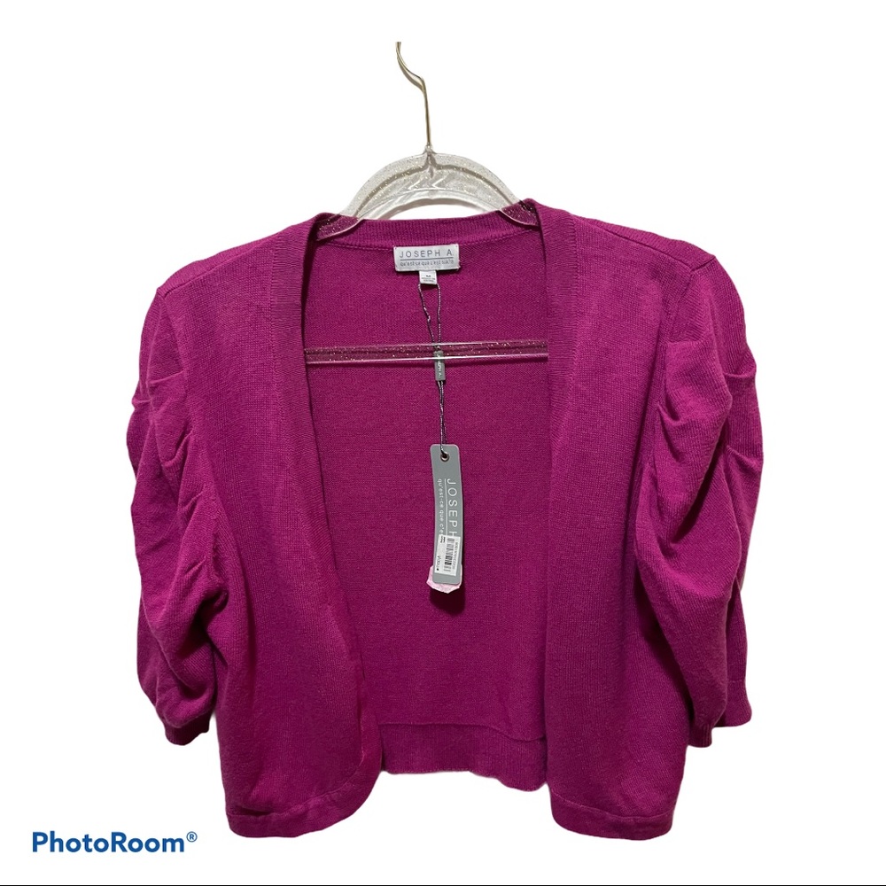 Joseph Allen Magenta Cardigan